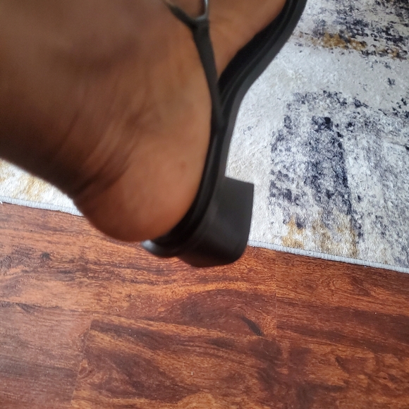 NWOT Free people woman's black strappy sandals size 38 us 8 - Picture 12 of 15